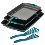 Rachel Ray 5-Piece Nonstick Sheet Pan and Turner Set